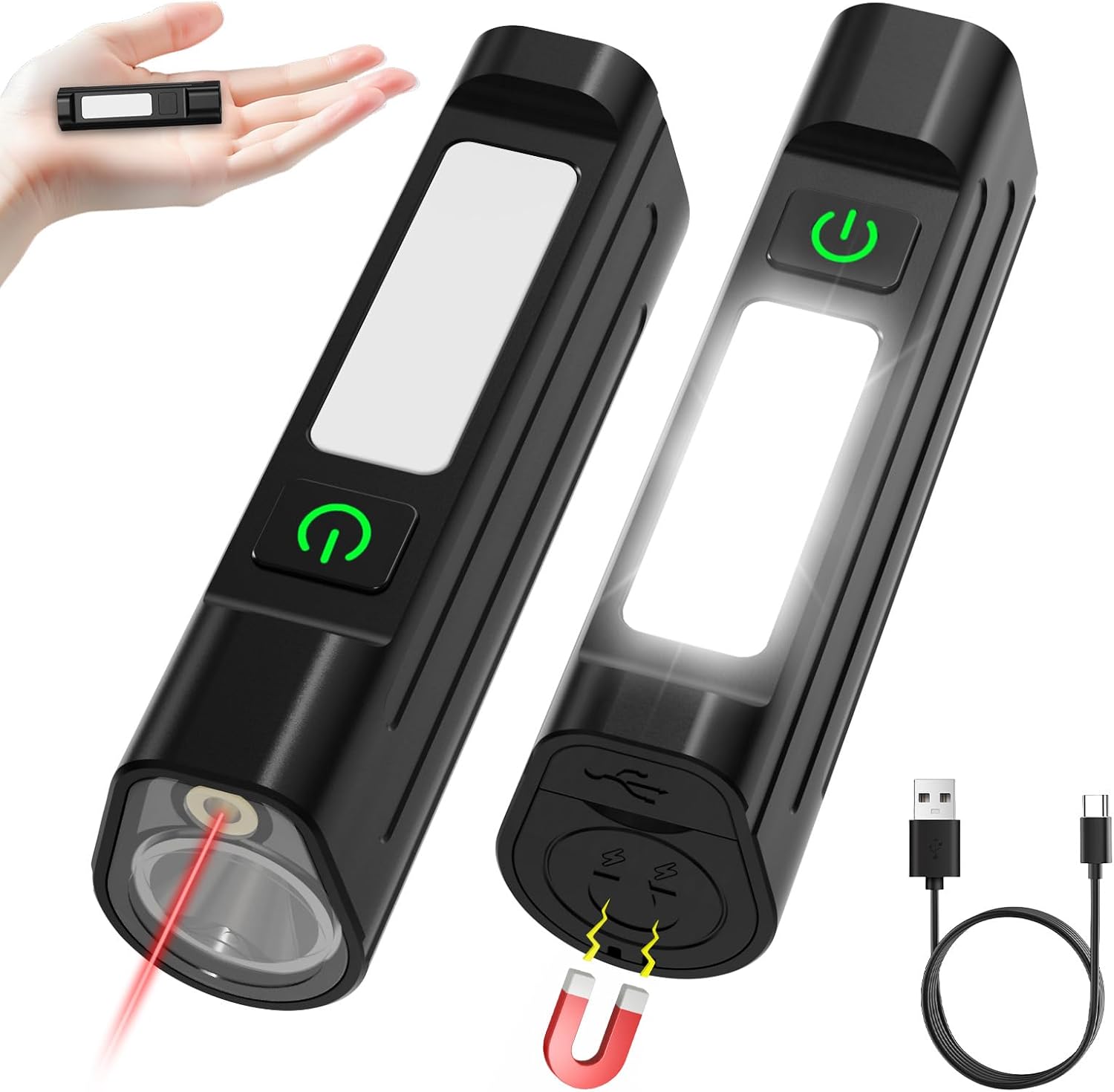 Cycling To Work - Torcia LED Portatile Impermeabile, Luce di