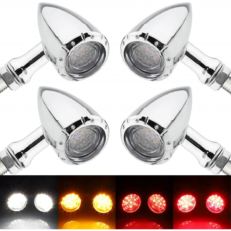 Bike Light Front Rear - Indicatore di direzione posteriore anteriore a