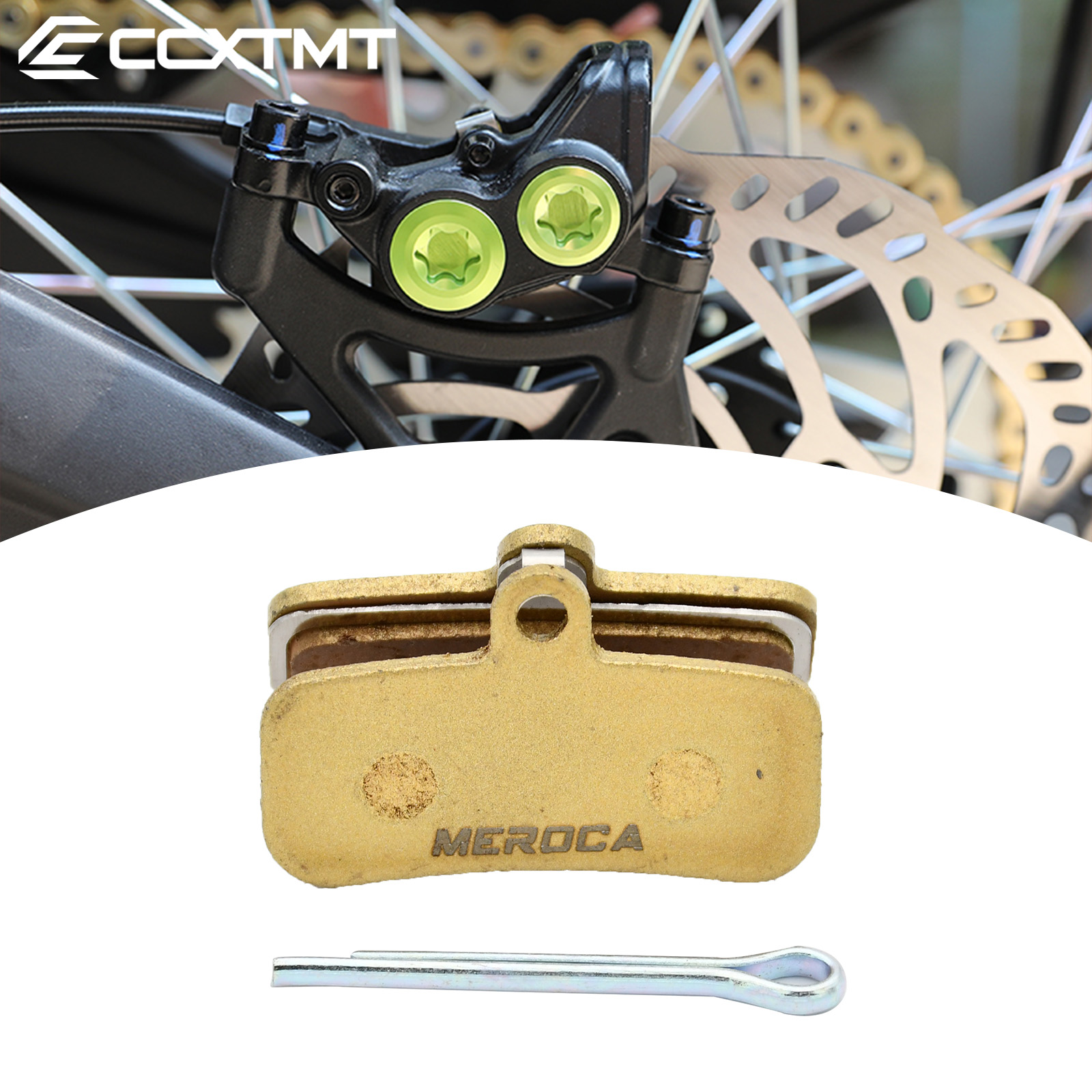 Bike Light Front Rear - Pastiglie freno silenziose anteriori e posteriori