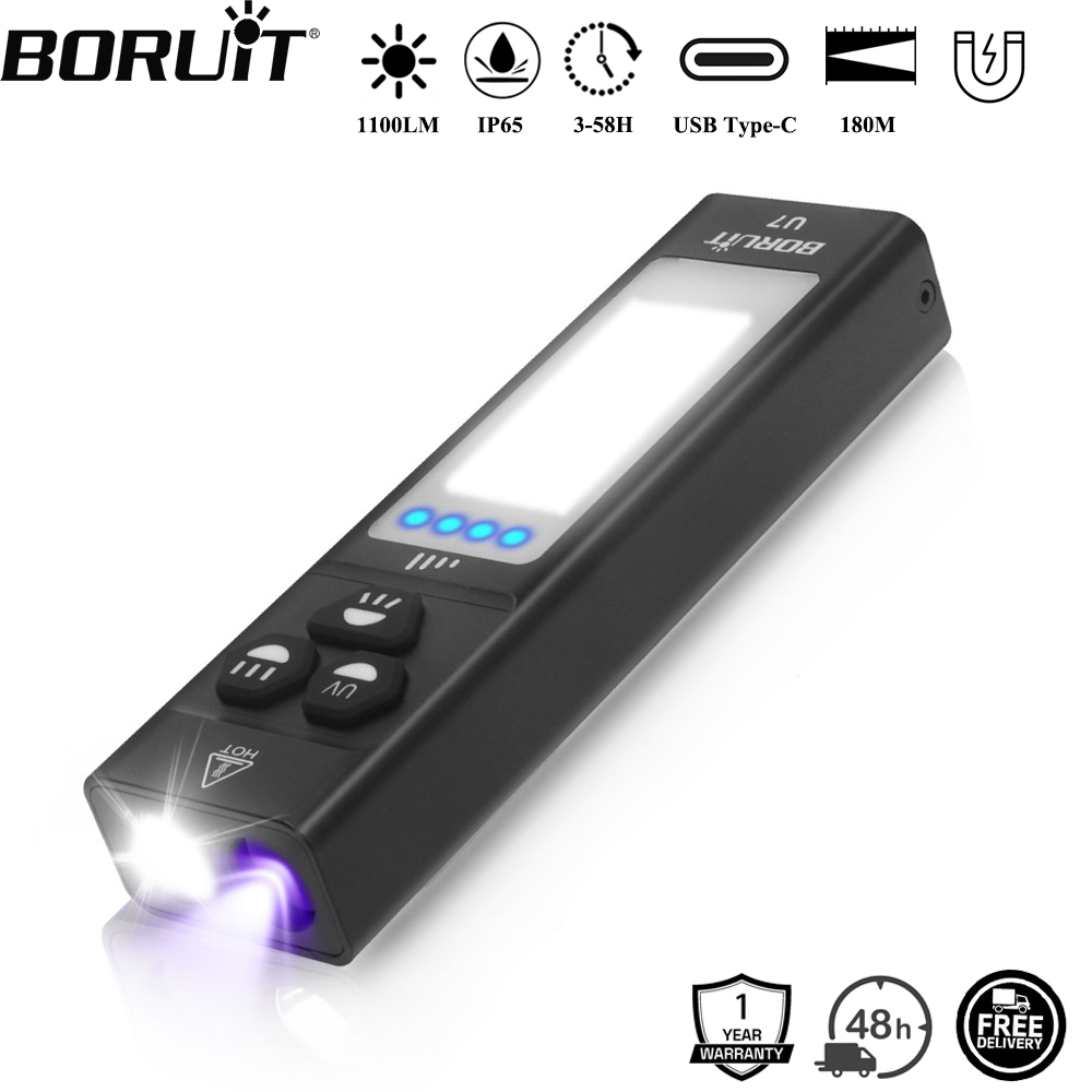 Cycling To Work - BORUiT U7 UV LED Torcia EDC