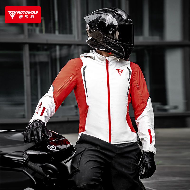 Cycling Commute Jacket - Giacca da moto MOTOWOLF antivento, traspirante
