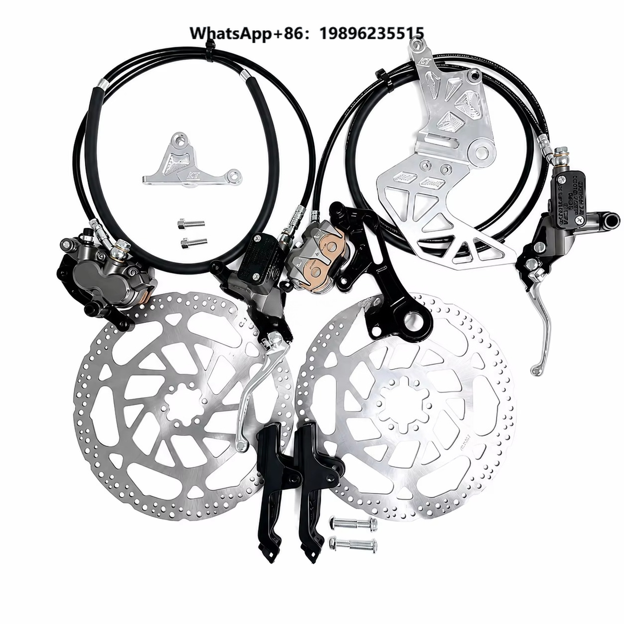 Bike Light Front Rear - Kit Freni Anteriori e Posteriori Rinforzati