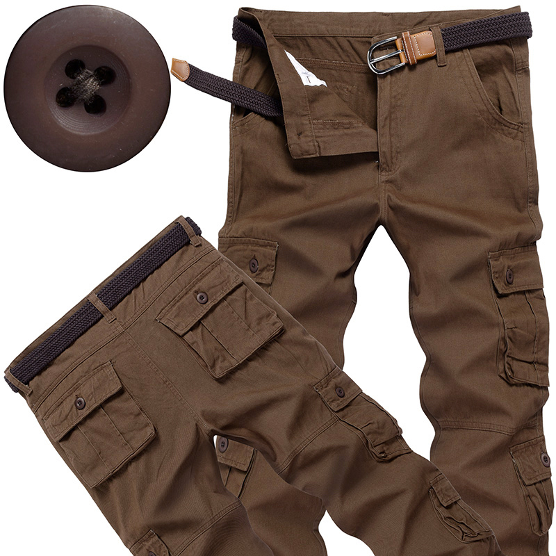 Cycling To Work - Pantaloni Cargo Tattici da Uomo in