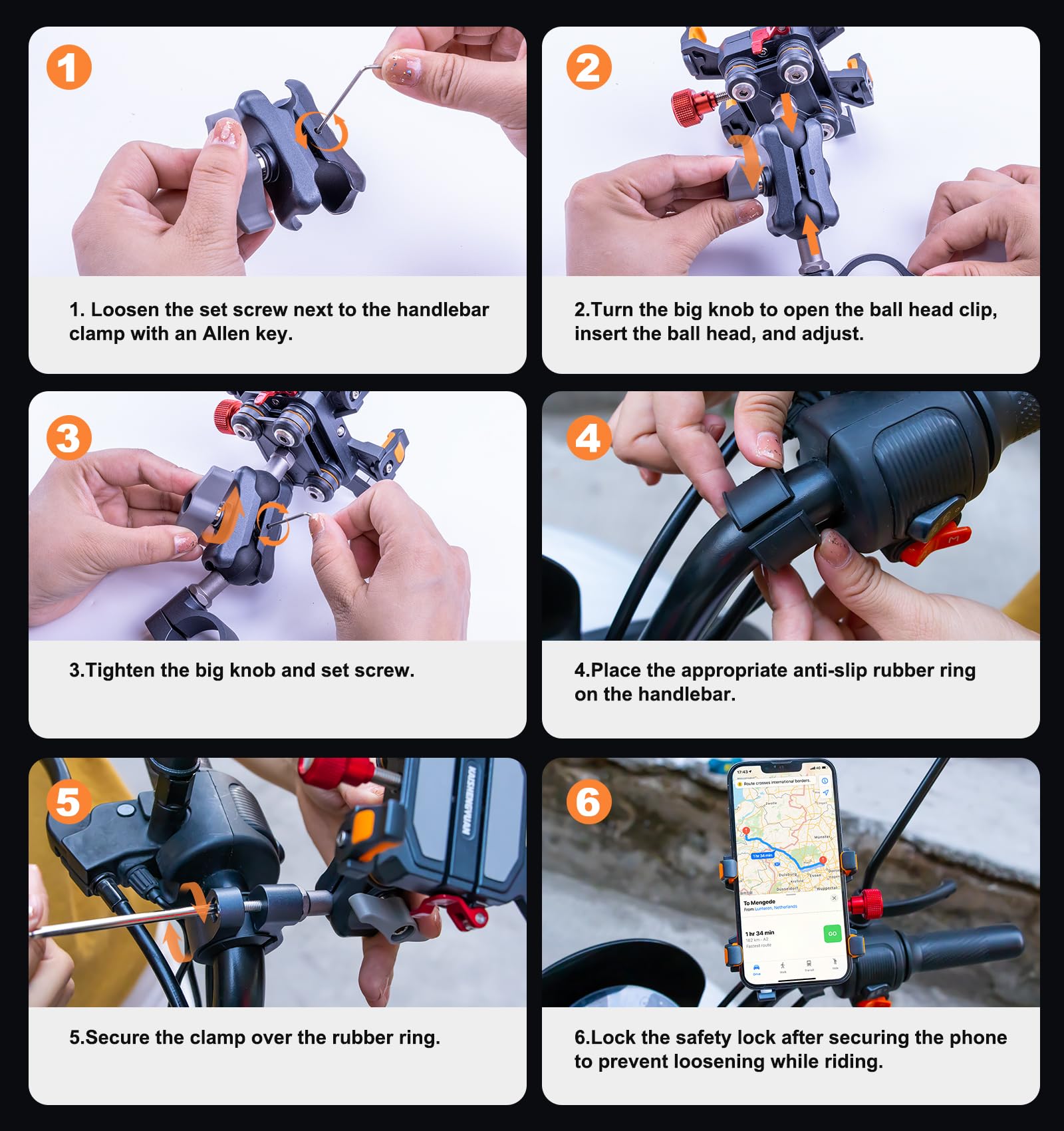 Supporto per telefono per moto - U Lock Heavy Duty recensione e prezzo