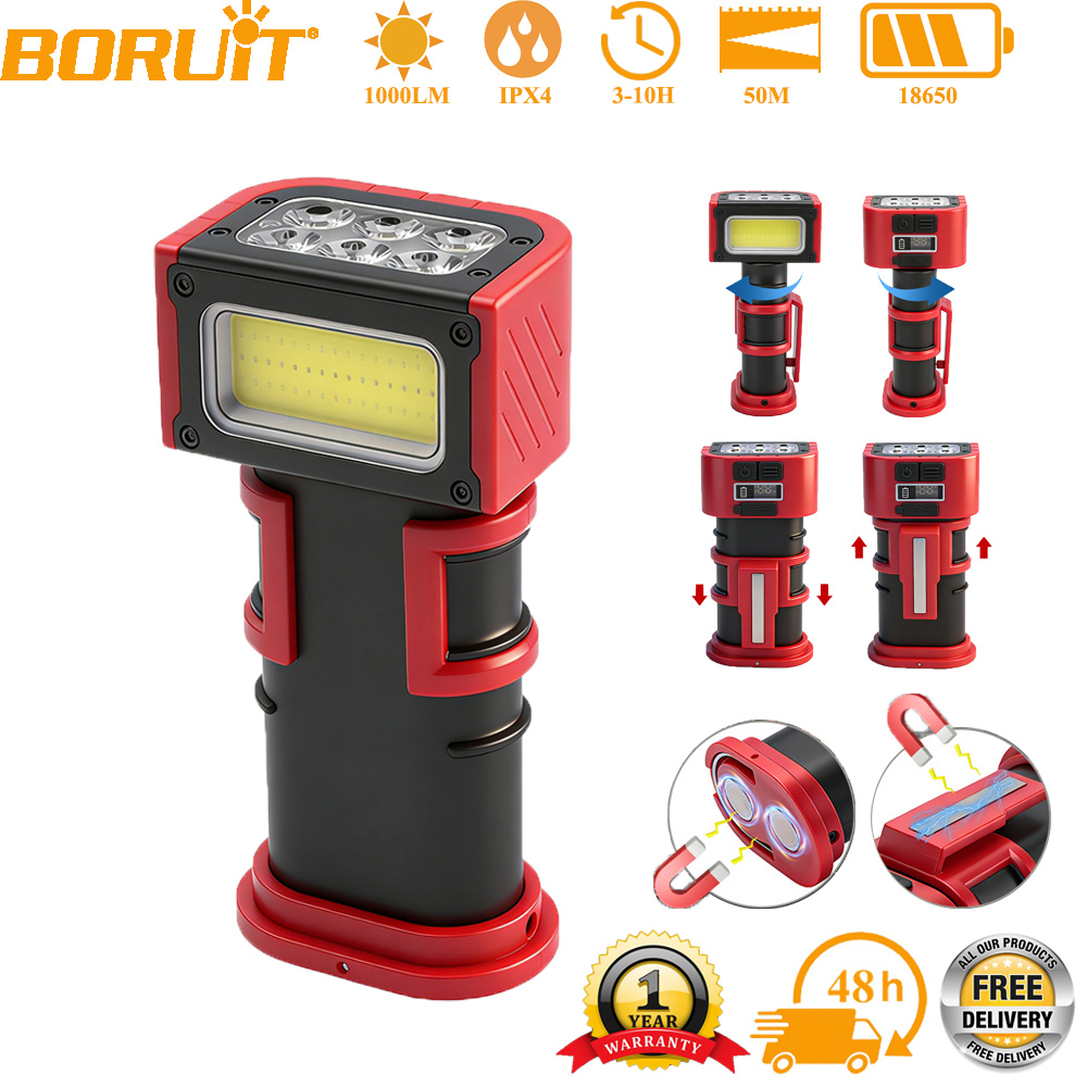 Lampada da Lavoro LED COB BORU - Cycling To Work recensione e prezzo