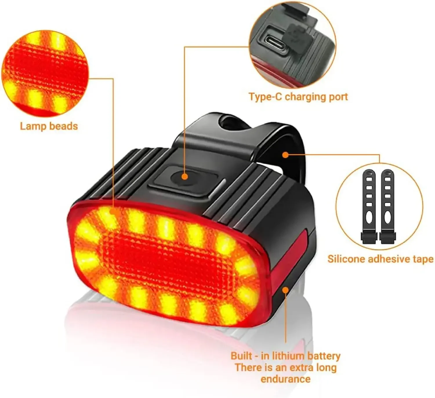 Bicicletta bicicletta anterior - Bike Light Front Rear recensione e prezzo