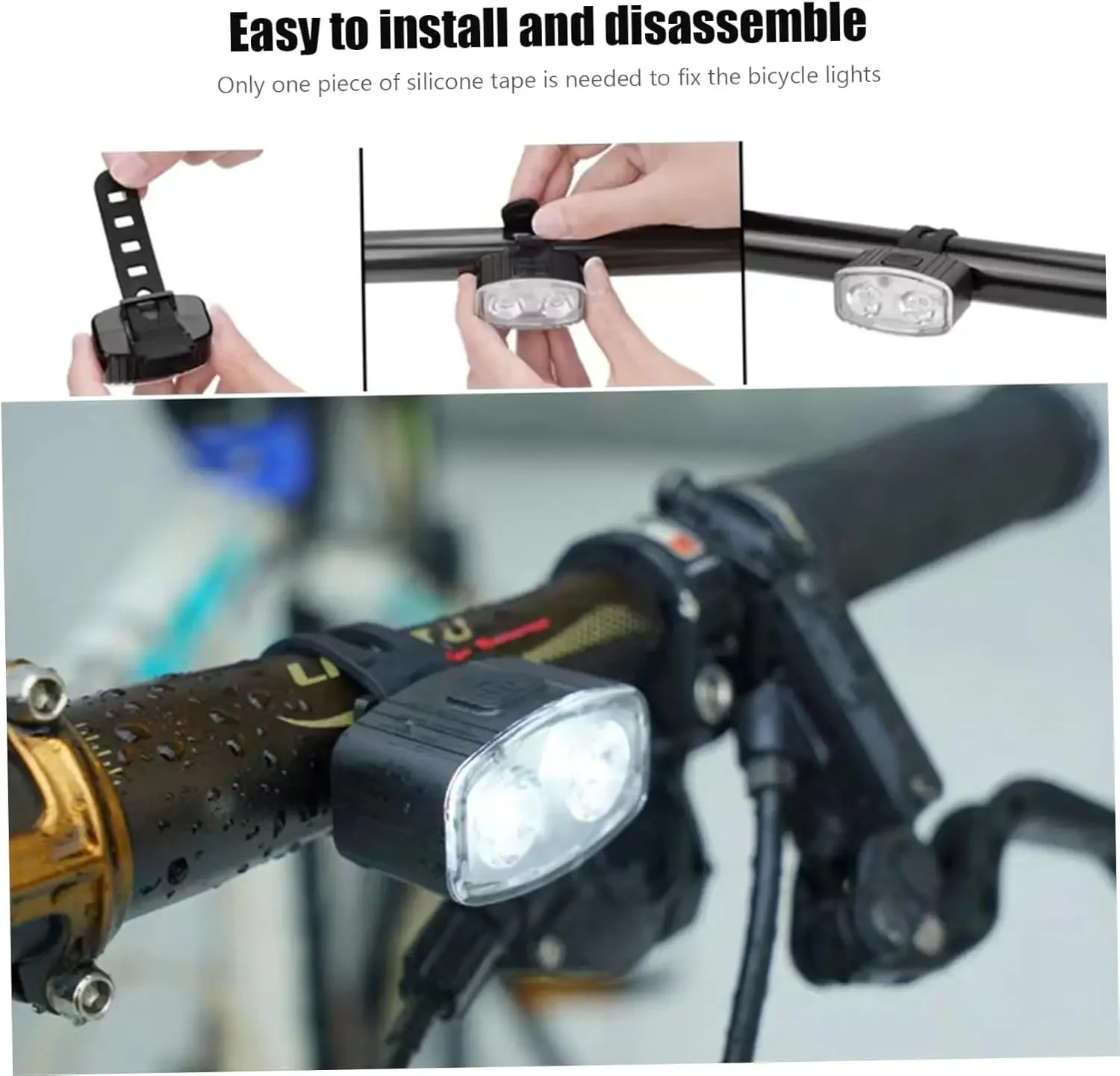 Bicicletta bicicletta anterior - Bike Light Front Rear recensione e prezzo