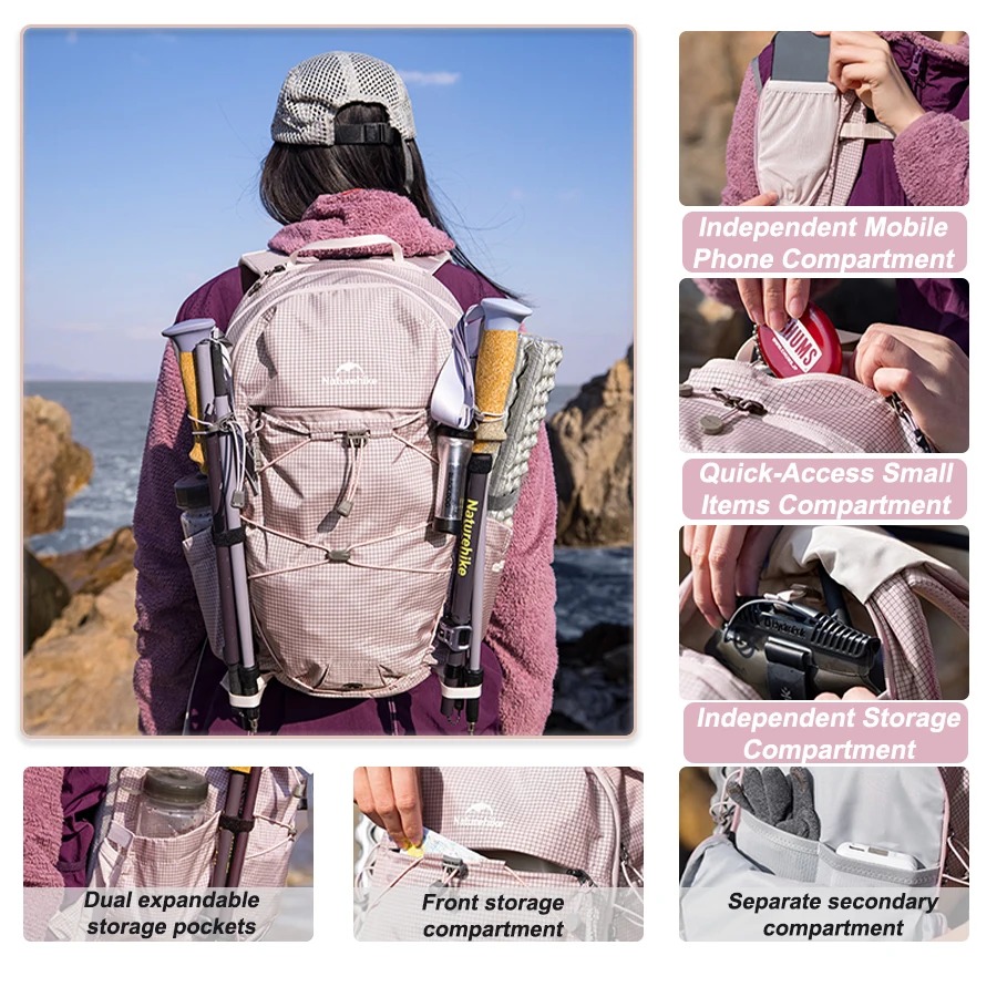 Zaino Pieghevole Leggero da 20 - Cycling Commuter Backpack recensione e prezzo