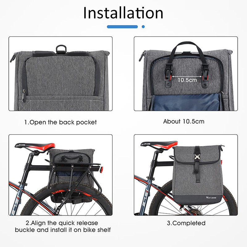 WEST BIKING Zaino da Ciclismo  - Cycling Commuter Backpack Laptop recensione e prezzo