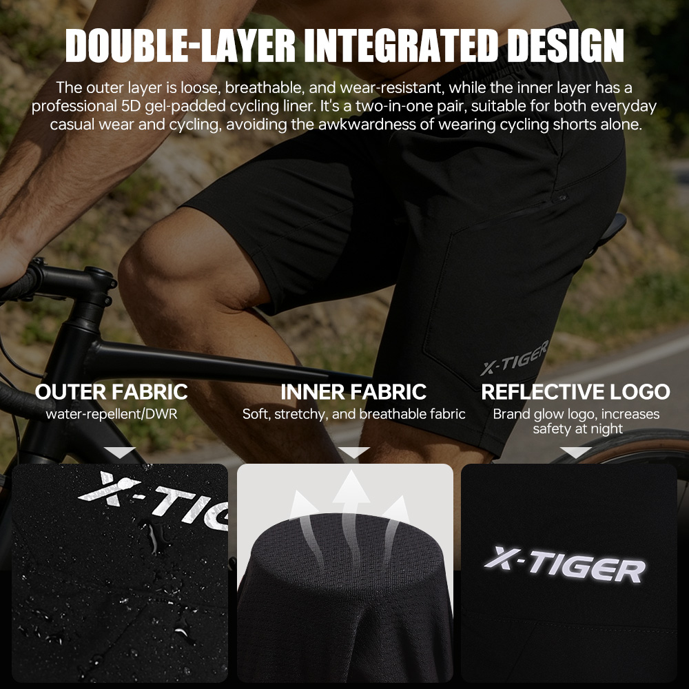 Pantaloncini da ciclismo X-TIG - Cycling Shorts For Commute recensione e prezzo